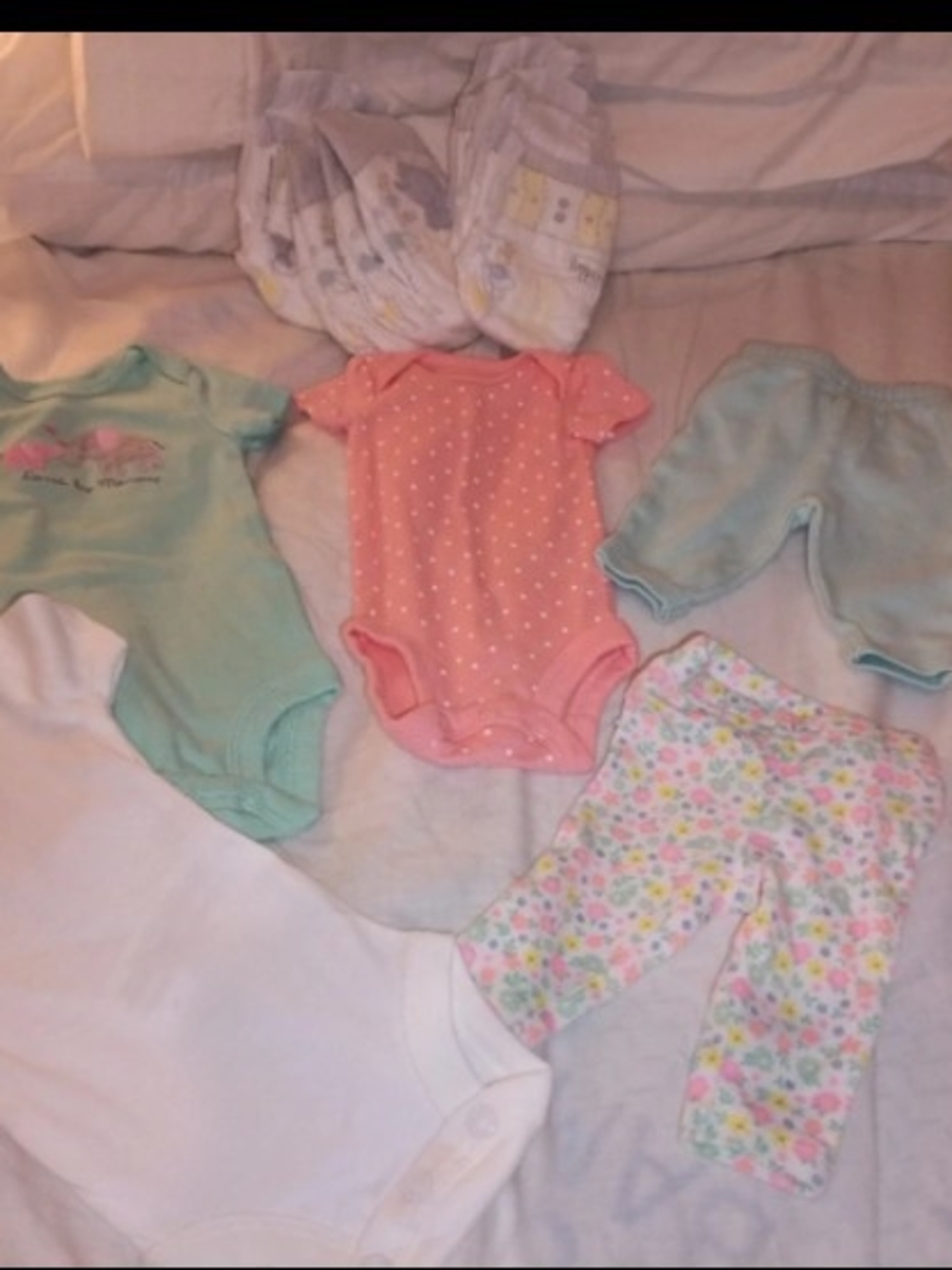 Preemie Girl Pink And Teal Bundle 🩷 Brand New